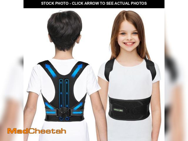 Lot 74-12309314 - Lexniush Posture Corrector for Kids Teenagers, Updated Adjustable Upper Back Posture Brace for Boys/...