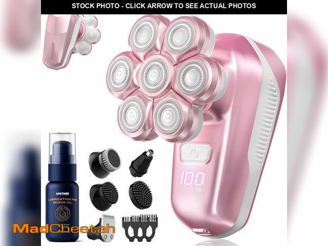 Lot 74-14380040 - Electric Shaver for Women, Electric Razor with 7D Magnetic Shaver Heads, Wet Dry Bikini Trimmer Kit ...