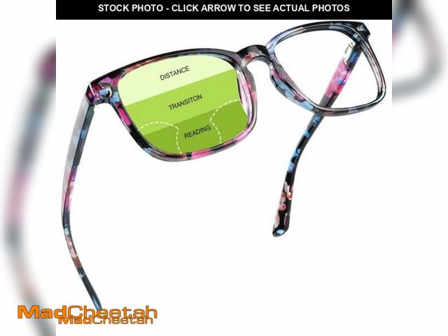 Lot 74-11860716 - YEIN Progressive Multifocus Reading Glasses, Spring Hinge Blue Light Blocking Glasses for Women, No ...