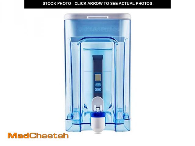 Lot 74-12125491 - ZeroWater 32-Cup Ready-Read 5-Stage Water Filter Dispenser with Instant Read Out - 0 TDS for Improve...