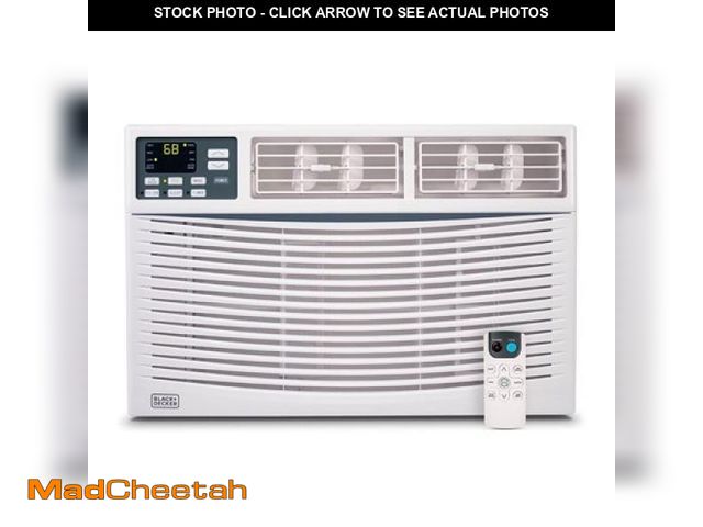 Lot 74-12475434 - Black+Decker - Window Air Conditioner 12,000 BTU, AC Window Unit Cools up to 550 Square Feet - White...