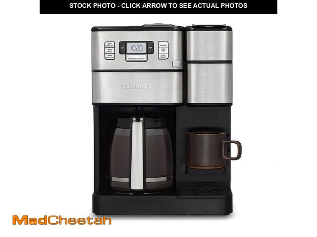 Lot 74-13677366 - Cuisinart Grind and Brew Plus 12-Cup Stainless Steel Coffee Maker - UNUSED