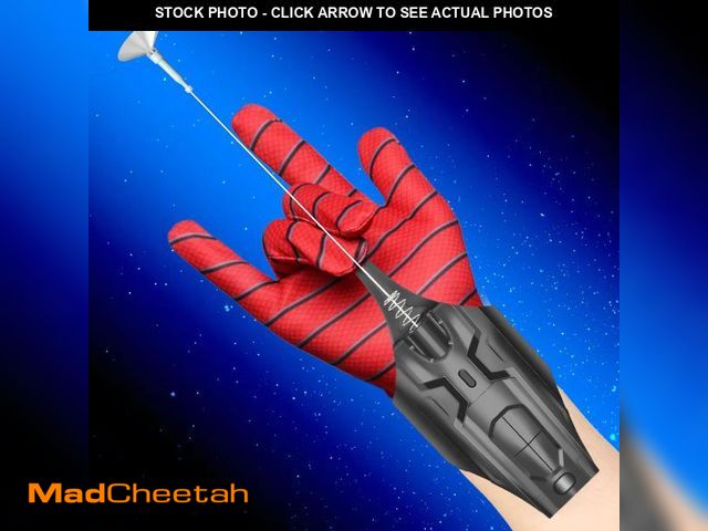 Lot 74-12219896 - QHJIU Spider Web Shooter 2.0 Ultimate Real Web Slinger and Launcher Toy for Superhero Fans - USED