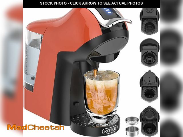 Lot 74-12455562 - KOTLIE Espresso 5in1 Single Serve Coffee Maker, 19Bar Cappuccino&amp;Latte Maker, Cold&amp;Hot Brewi...