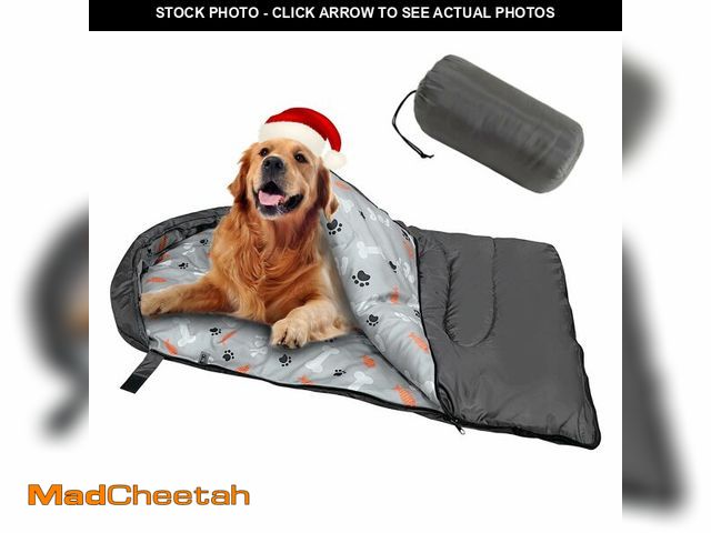 Lot 74-12876868 - GeerDuo Dog Sleeping Bag Waterproof Warm Packable Dog Bed Mat with Storage Bag for Indoor Outdoor Tr...