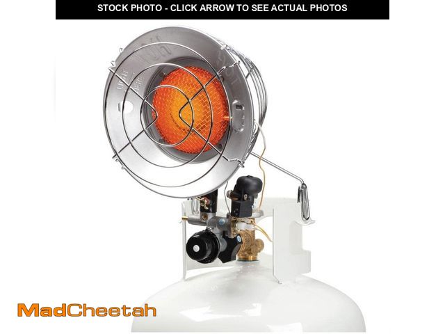 Lot 74-13002262 - *DIRTY* Mr. Heater Single Tank Top 15,000 BTU Radiant Propane Outdoor Space Heater *DIRTY*  - USED