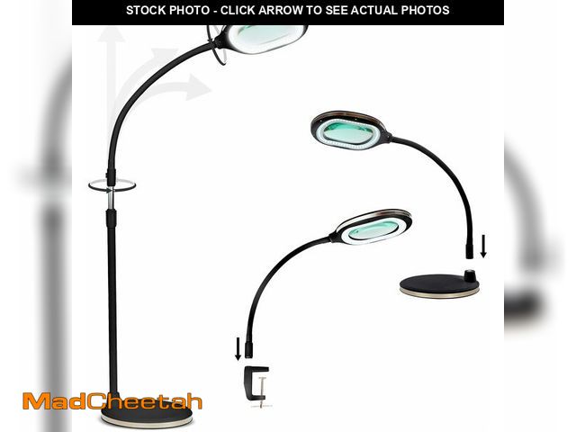 Lot 74-14250644 - Brightech LightView Pro Magnifying LED Desk Lamp with Flexibility &amp; Durability, 3 in 1 LED Glass...