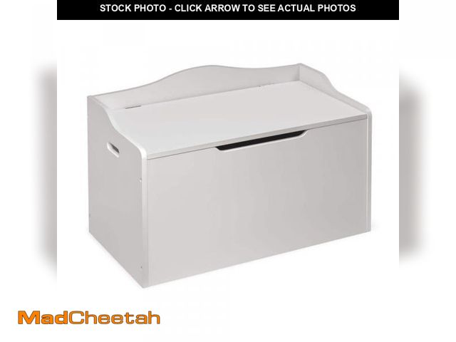 Lot 74-12462831 - Badger Basket White Bench Top Toy Box - UNUSED