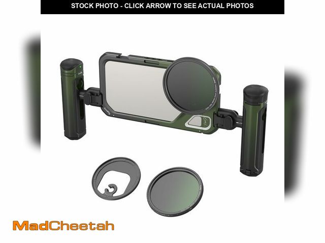 Lot 74-13548476 - SmallRig x Brandon Li Mobile Video Kit for iPhone 15 Pro Max with Wireless Quick Release Handles, Up...