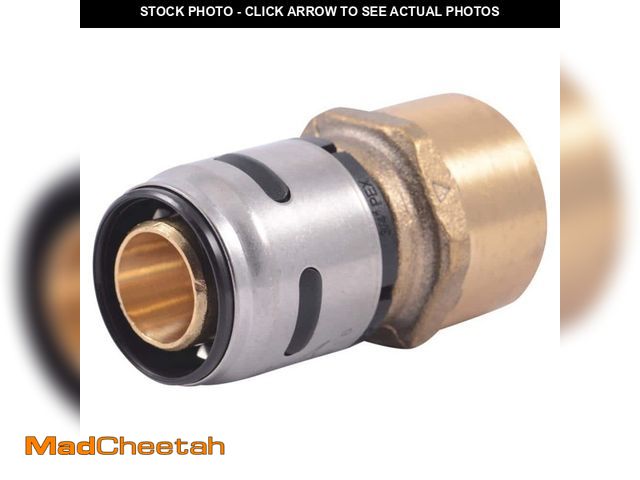 Lot 74-14223532 - SharkBite 3/4 in. Push-to-Connect EVOPEX x FNPT Brass Adapter Fitting (6-Pack) - UNUSED
