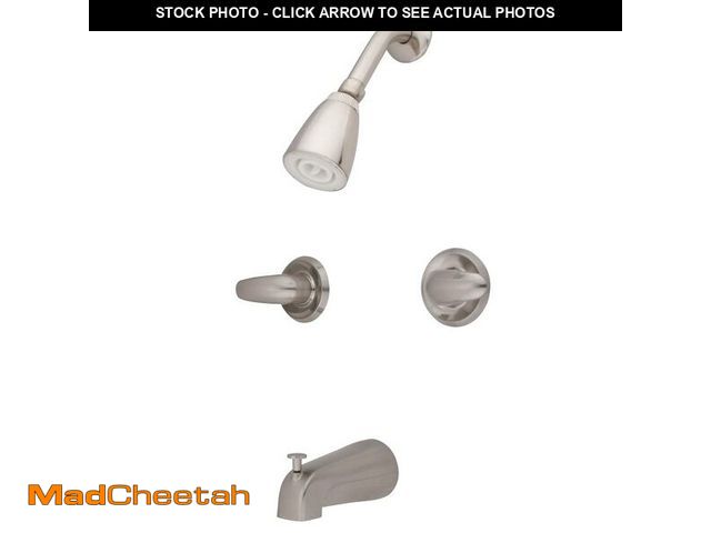Lot 74-13626662 - Kingston Brass KB248LL Legacy Tub and Shower Faucet, Brushed Nickel - USED