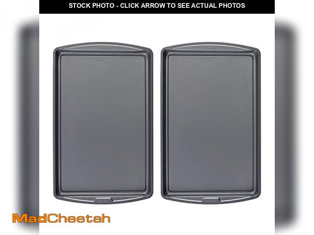 Lot 74-11721827 - GoodCook AirPerfect Non-Stick 17" X 11" Cookie Sheet Set , Homemade, Frozen &amp; Leftover Slices, S...