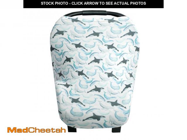 Lot 74-12308631 - Kai Multi-Use Cover: Car Seat, Nursing, Stroller - Stretchy Fabric, All-Season, Stylish Designs, Eas...