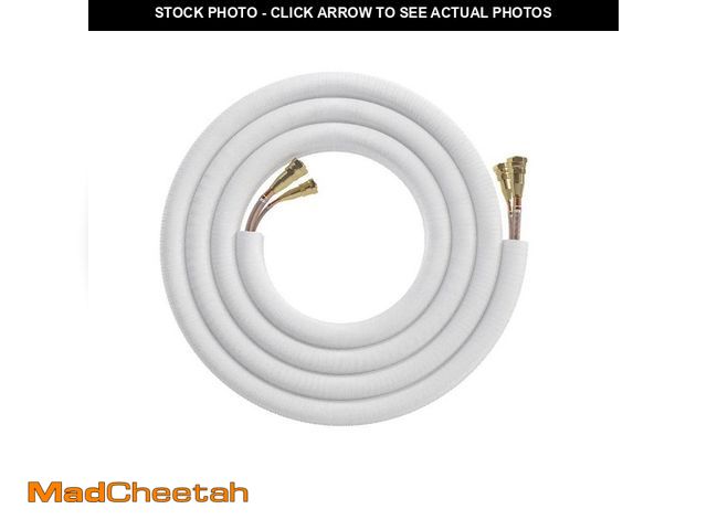 Lot 74-11995031 - MRCOOL 16 ft. 1/4 in. x 1/2 in. Line Set for DIY 9K, 12K and 18K - UNUSED