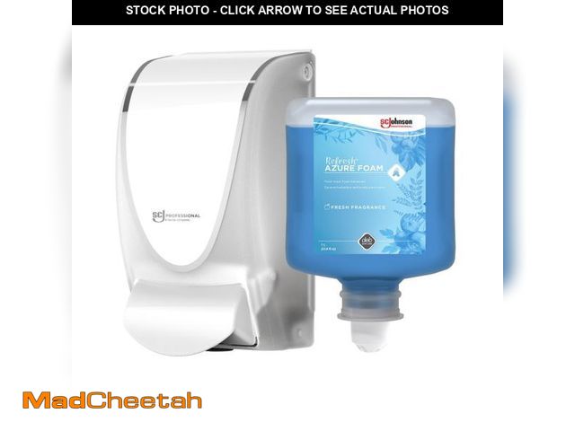 Lot 74-11556331 - SC Johnson Professional Azure FOAM Dispenser and Refill Starter Kit, Wall Mount Soap Dispenser for H...