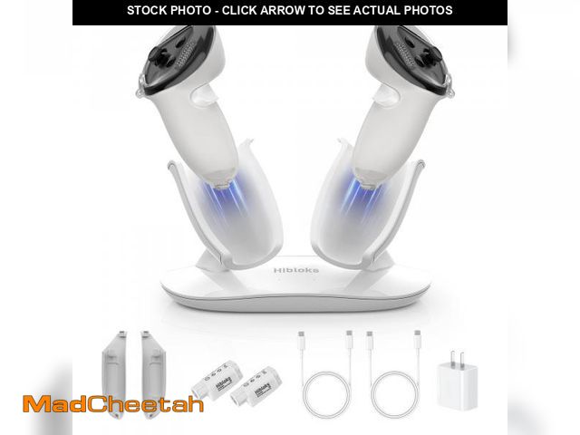 Lot 74-12220021 - Rcstyle Charging Dock for Meta Quest 3S/Quest 3,Oculus Quest 3 Magnetic Wireless Charging Station fo...