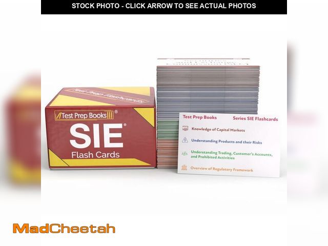Lot 74-14302139 - SIE Exam Prep Study Cards: SIE Test Prep 2026-2027 with Practice Questions for the Securities Indust...