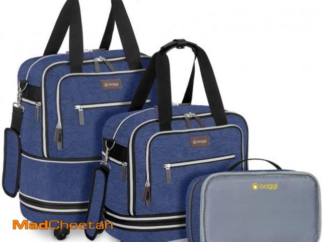 Lot 74-12433650 - biaggi Zipsak Boost! Foldable Underseat Carry-On Expands to Full Size Carry-On - Custom Sized Packin...