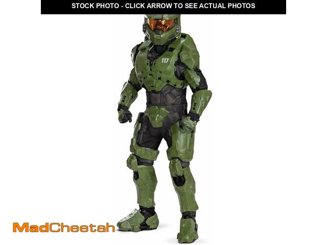 Lot 74-13696482 - Disguise Halo Master Chief Costume for Kids, Official Halo Infinite Ultra Prestige Costume with Full...