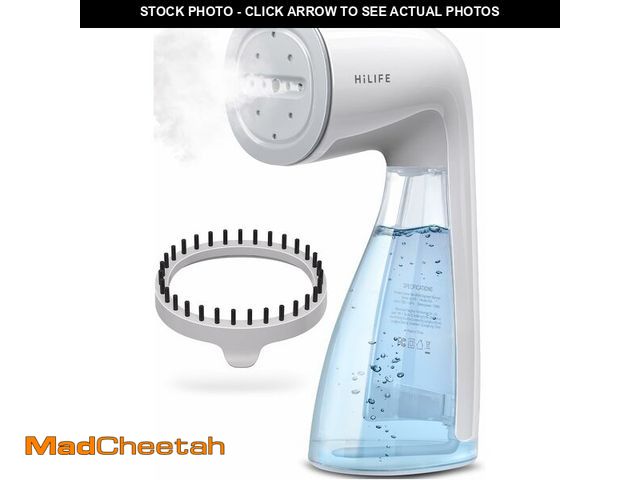 Lot 74-12437147 - HiLIFE Steamer for Clothes, Handheld Clothes Steamer with Large 300ml Tank, 1100W Strong Power, 30S ...