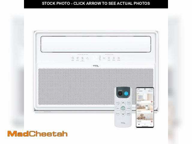 Lot 74-13118463 - TCL 10,000 BTU Q-Series Smart Inverter Window AC, Ultra-Quiet 32dB Fan &amp; 40dB Cooling, 38% Energ...