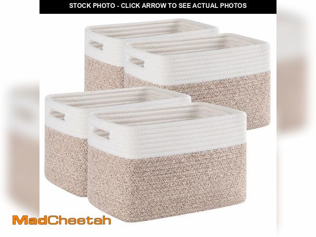 Lot 74-13954382 - SIXDOVE 4 Pack Storage Baskets for Organizing, Woven Baskets for Shelves - Perfect for Toys, Books, ...