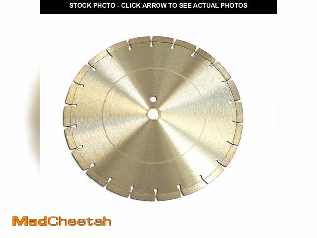 Lot 74-12677722 - 12" General Purpose Diamond Cutting Disc Segmented Type For Cutting Masonry/Slab/Pavers/Brick/Sidewa...