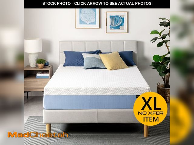 Lot 74-12658473 - ZINUS 12 Inch Queen Cooling Essential Memory Foam Mattress [NewVersion], Fiberglass Free, Medium Fee...