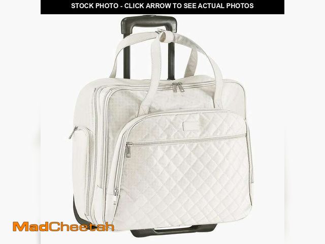 Lot 74-14242587 - SVOPES Rolling Laptop Bag, Fits 15.6 In., 2 Fixed Wheels and Telescopic Handle, for Work Travel Offi...