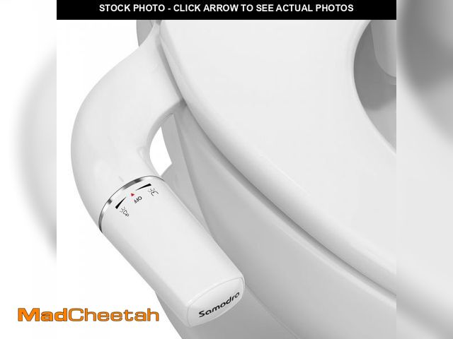 Lot 74-12441913 - SAMODRA Ultra-Slim Bidet Attachment for Toilet - Dual Nozzle (Frontal &amp; Rear Wash) Hygienic Bide...