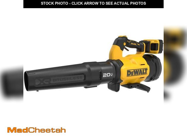 Lot 74-13867390 - DEWALT 20-Volt XR Lithium-Ion 550 CFM 133 MPH Cordless Blower Kit with 8 Ah Battery and Charger - UN...