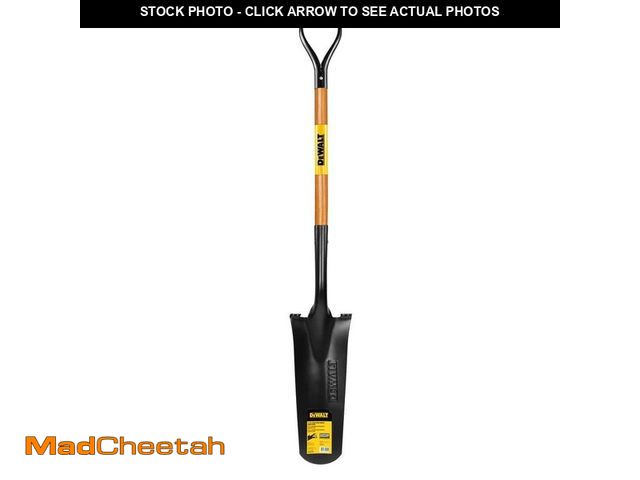 Lot 74-12551592 - 31 in. D-Grip Wood Handle Steel Drain Spade - USED