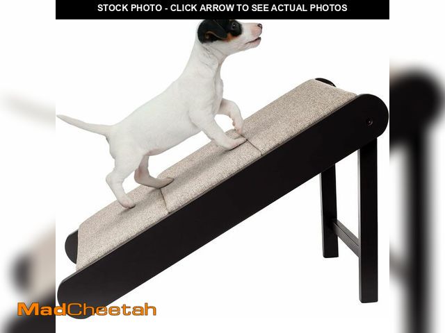 Lot 74-12664561 - Pet Ramp - Foldable Wooden Dog Ramp for Getting onto Beds, Couches, or Into Vehicles - Dog Accessori...
