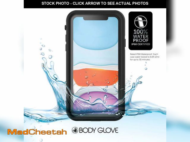 Lot 74-13489604 - Body Glove Tidal Waterproof Phone Case for iPhone 11 - Black/Clear - UNUSED