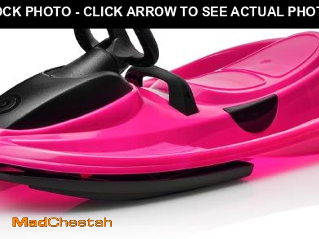Lot 74-12106523 - Snow Sled for Kids - Double Seater Sledge, Easy Turning Steering Wheel, Anti-Slip Soft Seats, Massiv...