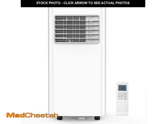 Lot 74-14344534 - COWSAR 10,000 BTU (6,000 BTU DOE) 115-Volt Quiet 50 dB Portable Air Conditioner w/Dehumidifier Remot...