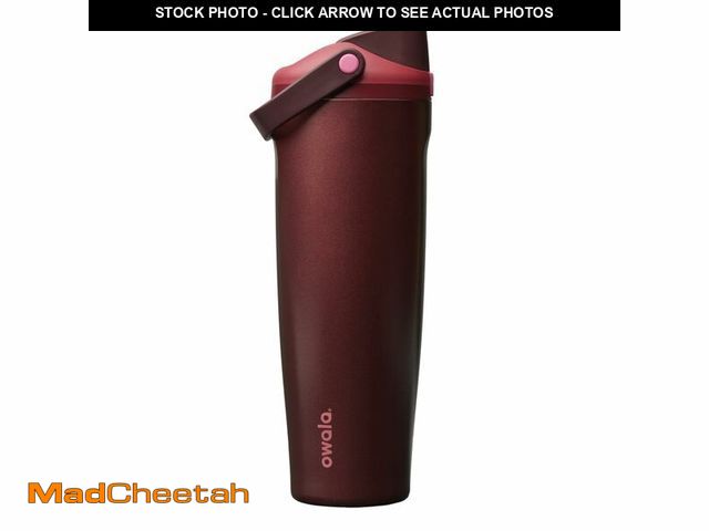 Lot 74-13628598 - Owala FreeSip Sway Insulated Stainless Steel Water Bottle with Two-Way Spout, Built-In Straw and Buc...