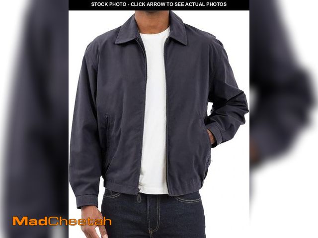 Lot 74-12398104 - London Fog Men's Auburn Zip-Front Golf Jacket (Regular &amp; Big-Tall Sizes), Navy, 1X - UNUSED
