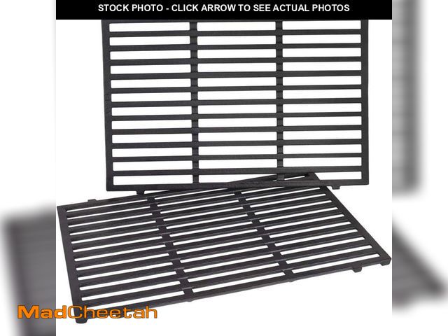 Lot 74-14115498 - SHINESTAR 7638 Grill Grates Replacement for Weber Spirit 300 Series, E-310 E-330 Cast Iron (2-Pack) ...
