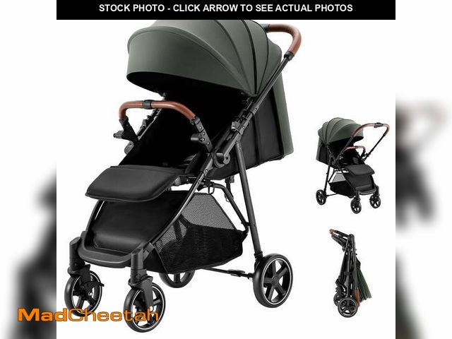 Lot 74-12767164 - HARPPA Foldable Stroller for Baby and Toddler, Reversible Handle, 17lbs, Unisex Green - UNUSED