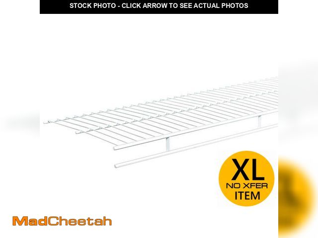 Lot 74-14327945 - ClosetMaid Shelf and Rod 6 ft. x 12 in. Ventilated Wire Shelf - UNUSED