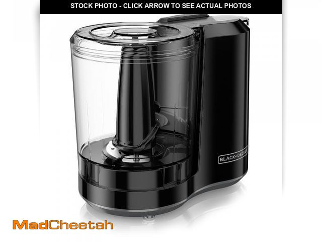 Lot 74-12433734 - BLACK+DECKER 3-Cup Electric Food Chopper, HC300B, One Touch Pulse, 175W Motor, Stay-Sharp Blade, Dis...