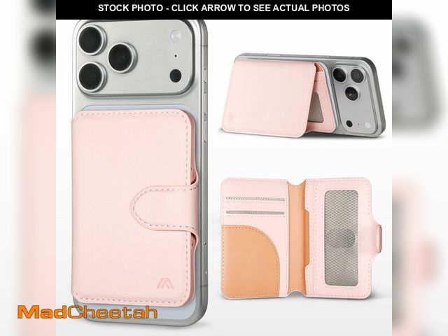Lot 74-14211210 - MEFON for MagSafe Wallet, Magnetic Phone Wallet RFID Blocking, Slim 5-8 Card Holder with Cash Slot &...