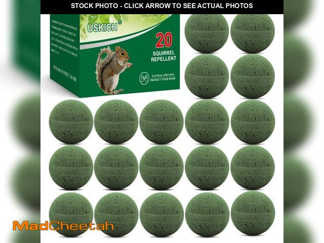 Lot 74-12302360 - 20Pack Squirrel Repellent Outdoor, Chipmunk Repellent Outdoor,Rodent Repellent,Squirrel Repellent fo...
