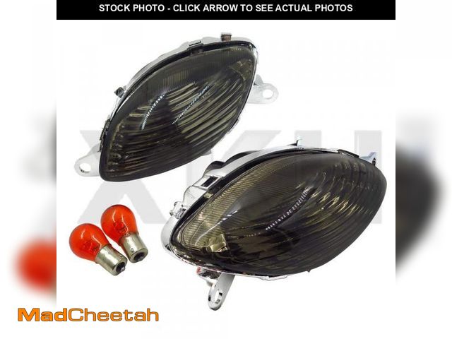 Lot 74-12313032 - SMT-Turn Signals Compatible With 1999-2003 2004 2005 2006 2007 SUZUK Hayabusa Gsxr1300 R Smoke [B00R...