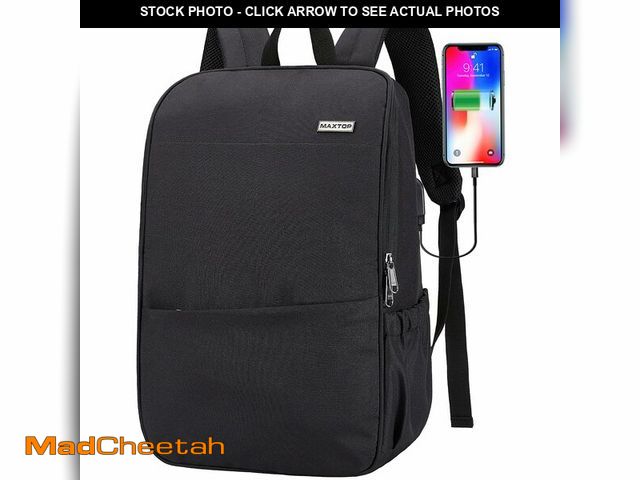 Lot 74-12975040 - MAXTOP Deep Storage Laptop Backpack with USB Charging Port[Water Resistant] College Computer Bookbag...