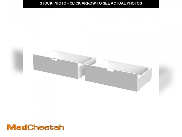 Lot 74-12165511 - Underbed Storage Drawers -white - UNUSED