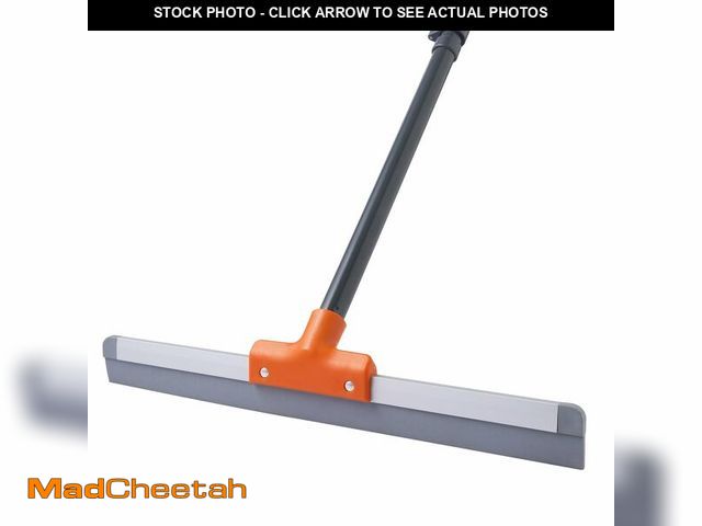 Lot 74-14424797 - CLEANHOME Rubber Floor Squeegee with Extendable Long Handle - UNUSED