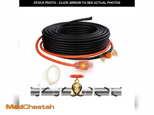 Lot 74-13569981 - HEATIT 6ft Heat Tape for Water Pipes, for Pipe Freeze Protection, Self-Regulating Pipe Heating Cable...