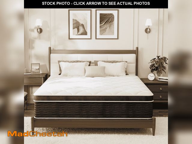 Lot 74-14354691 - VQRking Full Size Mattress 10 inch, Premier Hybrid Cooling Gel Memory Foam Mattress Full Size Bed in...